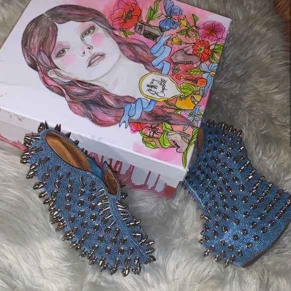 Jeffrey Campbell Spiked Nightwalk Heelless Shoes - Picture 2 of 3